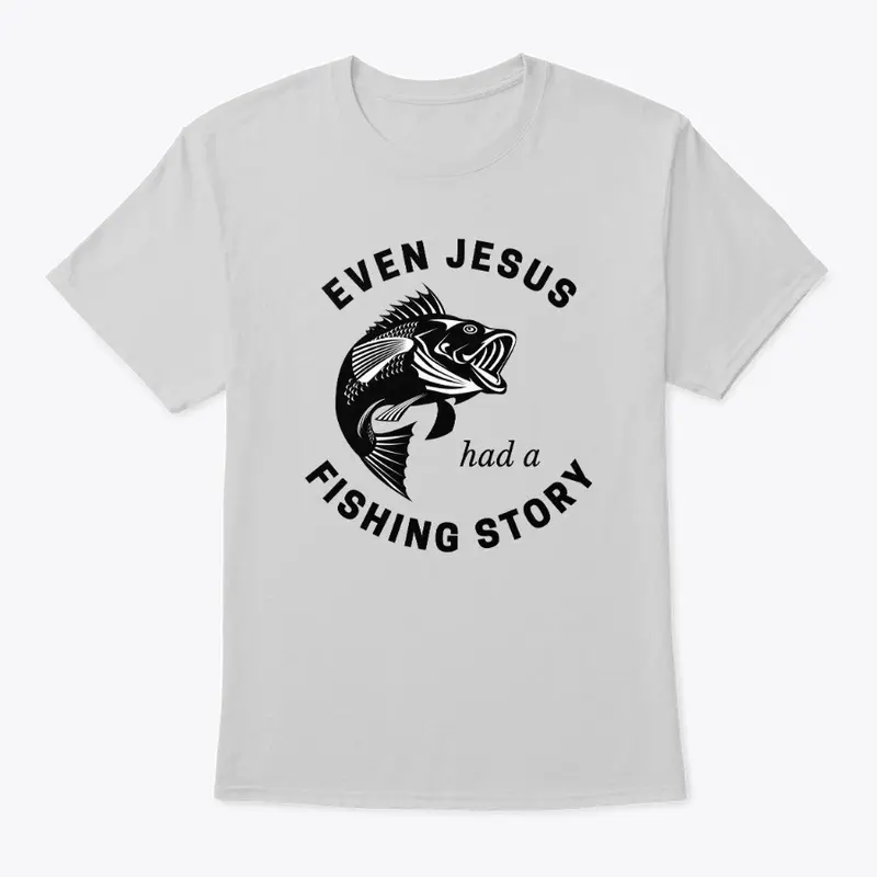 Funny Jesus Fishing Outdoors Shirt